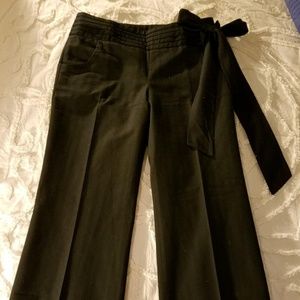 Anthropologie Elevenses Side-Tie Tuxedo Pant